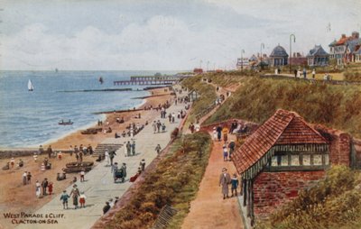 West Parade und Cliff, Clacton-on-Sea von Alfred Robert Quinton